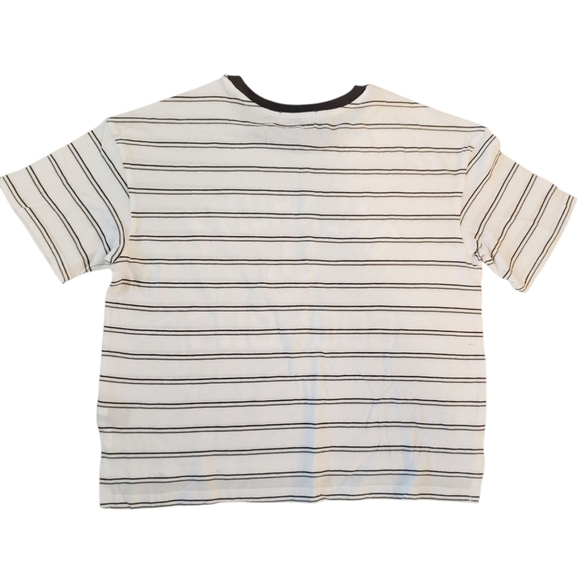 47 Brand Oklahoma Sooners Striped Crop Tee Small NWT - Picture 2 of 3